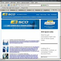 Le site web de SCO hacké «corporate»