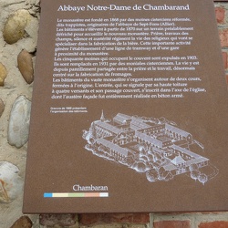 38160 -  abbaye Notre Dame de CHAMBARAND - des produits d abbayes et de nos régions